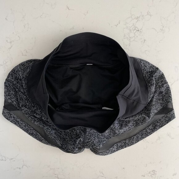 Lululemon Pace Perfect Short (3") Running Activewear Lined Soundwave Blk Wht 6 - Picture 5 of 11
